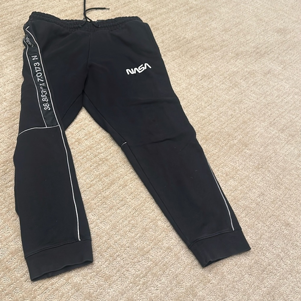 H&M NASA joggers, size Large
